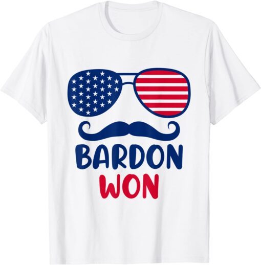 Brandon Won Sunglasses US Flag Tee Shirt