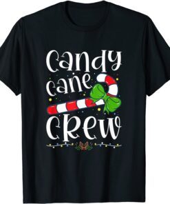 Candy Cane Crew Christmas Candy Lover X-mas Tee Shirt