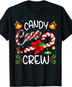 Candy Cane Crew Christmas Candy Lover Xmas Tee Shirt