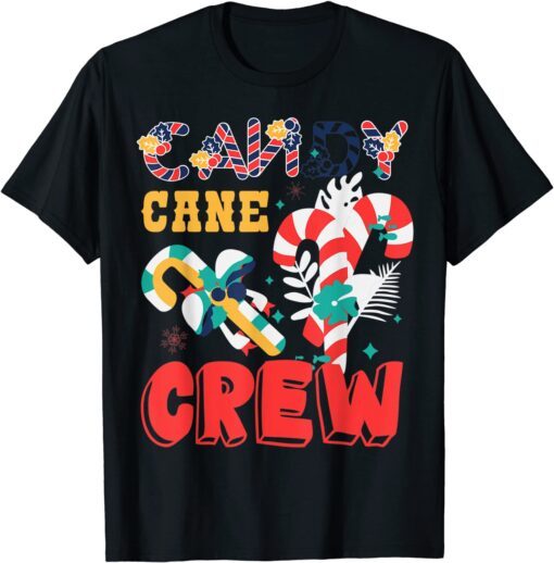 Candy Cane Cutie Crew Christmas Tee Shirt