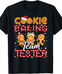 Christmas 2021 Cookie Baking Team Tester Tee Shirt