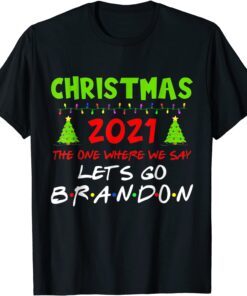 Christmas 2021 Let's Go Branson Brandon Anti Liberal Tee Shirt