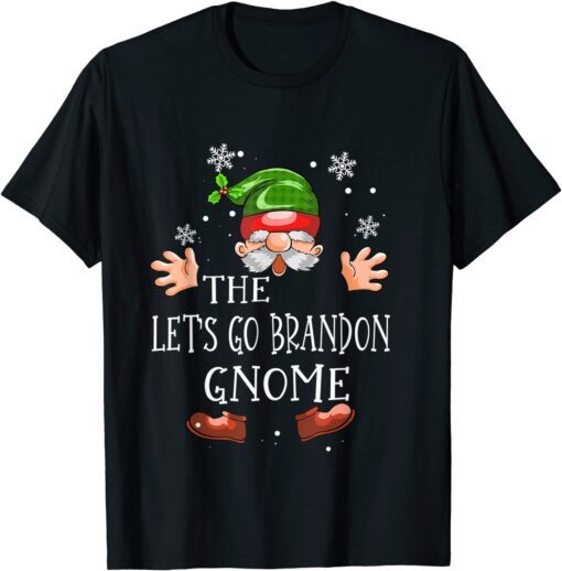 Christmas 2021 Let's Go Branson Brandon Gnome Christmas Tee Shirt