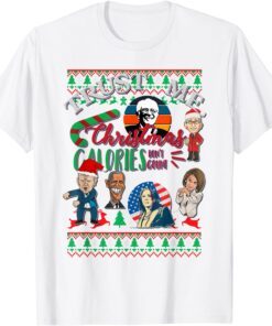 Christmas Biden Fauci Obama Pelosi Fun Democrat Conservative Tee Shirt