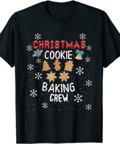 Christmas Cookie Baking Crew Pajama Xmas Cookie Exchange T-Shirt