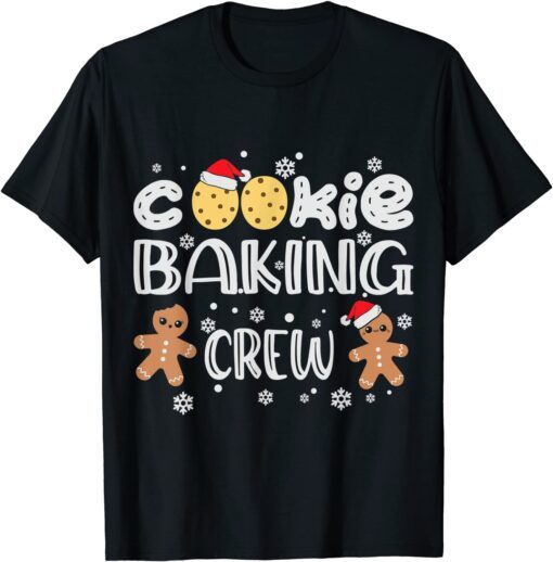 Christmas Cookie Baking Crew Pajamas Family Tee Shirt