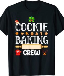 Christmas Cookie Baking Crew Pajamas Family Xmas Tee Shirt