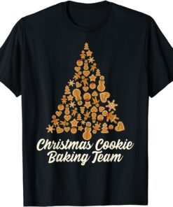 Christmas Cookie Baking Team Costume Xmas Cookie Tree T-Shirt