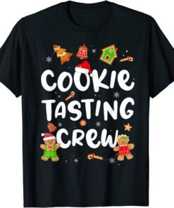 Christmas Cookie Tasting Crew Pajama Family Xmas T-Shirt