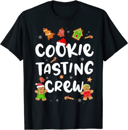 Christmas Cookie Tasting Crew Pajama Family Xmas T-Shirt