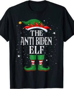 Christmas Elf Matching Family Group The Anti Biden Tee Shirt