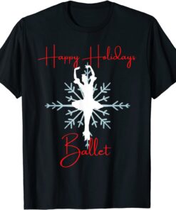 Christmas Family Matching Group Pajamas Xmas Ballet T-Shirt