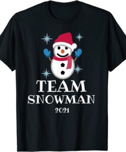 Christmas Family Matching Group Pajamas Xmas Team Snowman Tee Shirt