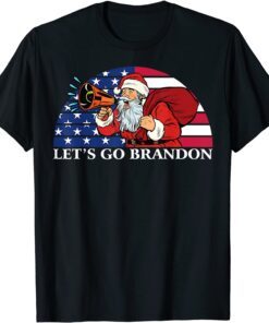 Christmas Family Matching, Santa Lets Go Brandon Tee Shirt