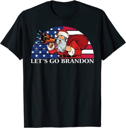 Christmas Family Matching, Santa Lets Go Brandon Tee Shirt