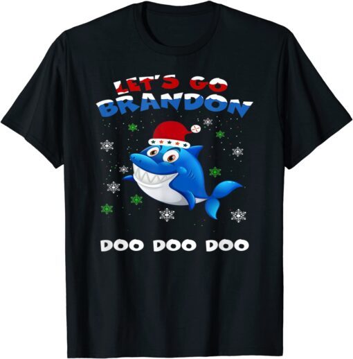 Christmas Let's Go Branson Brandon Baby-Shark Ugly Tee Shirt