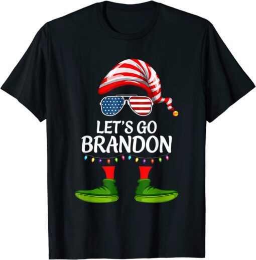 Christmas Let's Go Branson Brandon Elf Xmas Brandon Tee Shirt