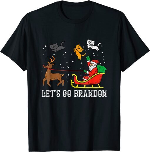 Christmas Let's Go Branson Brandon Shirt Santa Claus Xmas Tee Shirt