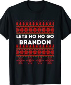 Christmas Lets Ho Ho Go Brandon Ugly Sweater's Tee Shirt