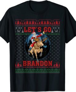 Christmas Let's go Brandon Santa T-Shirt