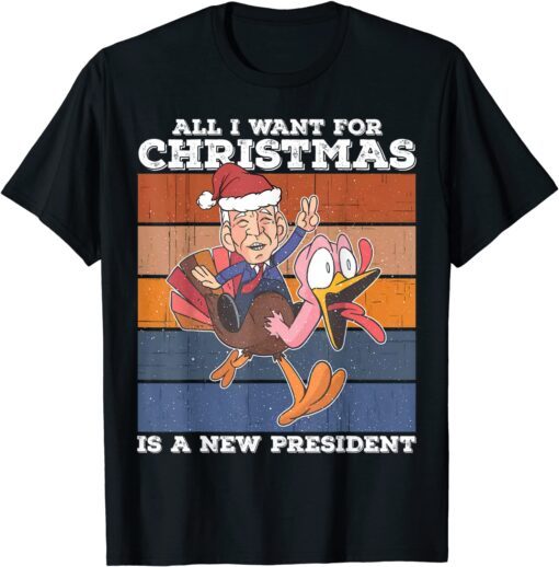 Christmas New President Chant Impeach Biden 46 Tee Shirt