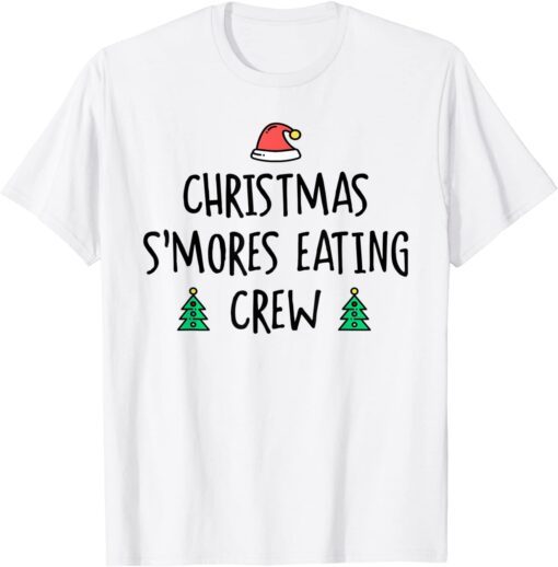 Christmas S'mores Eating Crew Tee Shirt