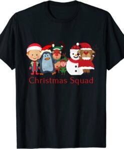 Christmas Squad Matching Family Group Christmas Party Pajama Tee Shirt