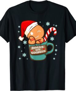 Christmas Sweet But Twisted Gingerbread Candy Cane Classic T-Shirt