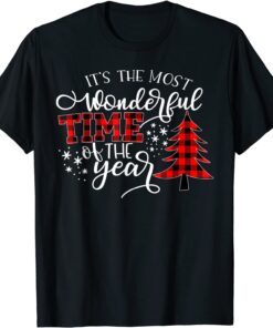 Christmas Trees It's The Most Wonderful Time Of The Year Tee Shirt