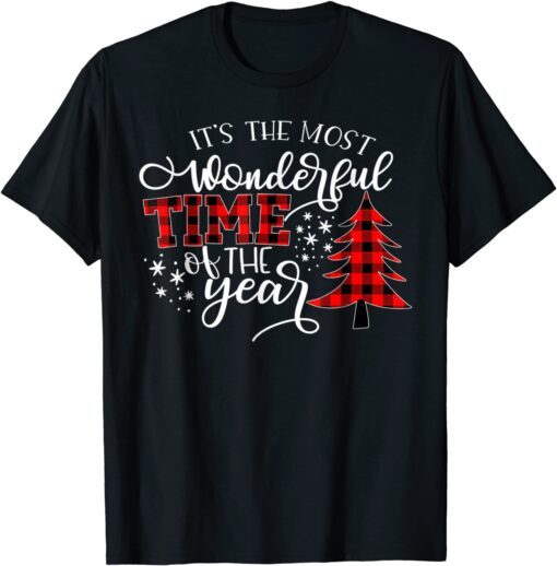 Christmas Trees It's The Most Wonderful Time Of The Year Tee Shirt