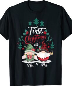 Christmas couple, First Christmas as Mr and Mrs, New couple T-Shirt