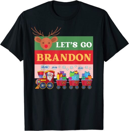 Christmas shirt Let's go Brandon Meme Chant Tee Shirt