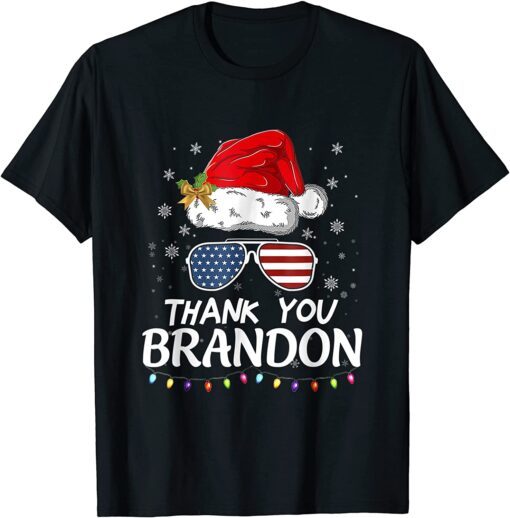 Christmas thank you Brandon Santa Claus Xmas T-Shirt