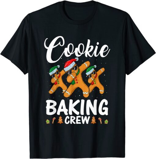 Cookie Baking Crew Family Christmas Gingerbread Team Tee Shirt