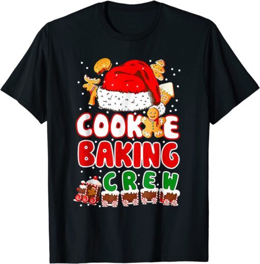 Cookie Baking Crew Pajama Matching Family Xmas Tee Shirt