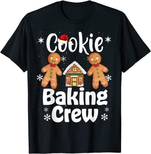 Cookie Baking Team Captain Christmas bakers Gingerbread Tee Shirt