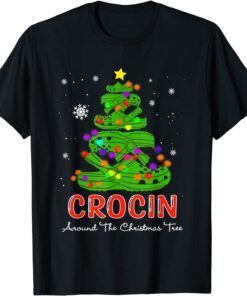 Crocin Around The Christmas Tree Crocks Pajamas Xmas Classic ShirtCrocin Around The Christmas Tree Crocks Pajamas Xmas Classic Shirt