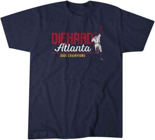 Dansby Swanson: Diehard Atlanta Tee Shirt