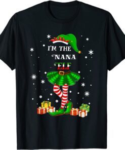 Dear Christmas I'm The Nana Elf Tee Shirt