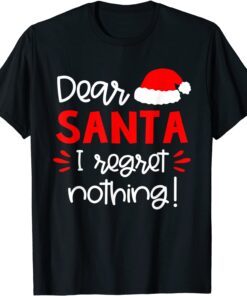 Dear Santa Matching Family Christmas Pajamas Tee Shirt