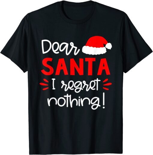 Dear Santa Matching Family Christmas Pajamas Tee Shirt