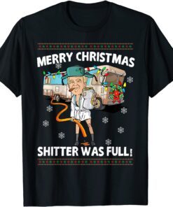 Donald Trump Vacations Xmas 1989 Camper Christmas Tee Shirt