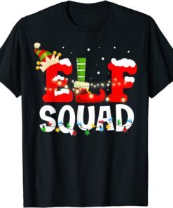 Elf Squad Family Christmas Matching Pajamas Xmas T-ShirtElf Squad Family Christmas Matching Pajamas Xmas T-Shirt