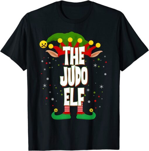 Elves Group The Judo Elf Christmas Tee Shirt