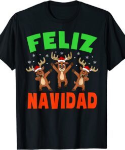 Feliz Navidad Family Christmas Pajamas Tee Shirt