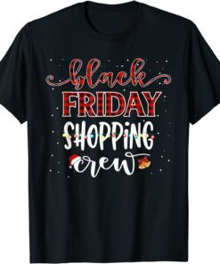 Friday Shopping Crew Christmas Black Shopping Family Group T-Shirt