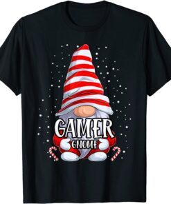 Gamer Gnome Christmas Pajamas Matching Family Group Tee Shirt