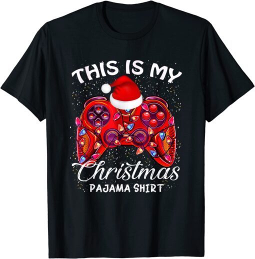 Gaming Family Matching Christmas Group Gamer Pajama Tee Shirt