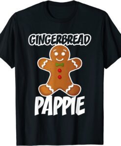 Gingerbread Pappie Christmas Stocking Stuffer T-Shirt