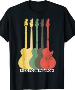 Guitar Pick Your Weapon For Music Guitarists Tee Shirt